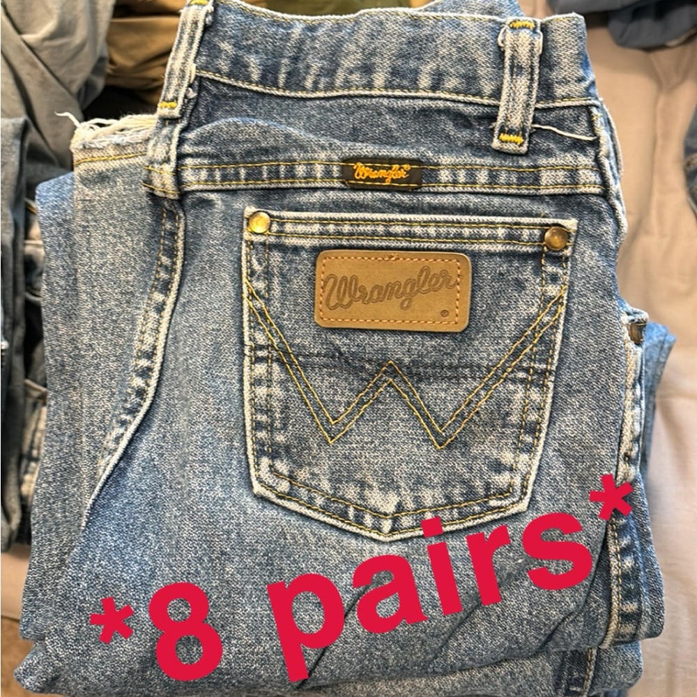Boys wrangler Jeans **(8 pair)**